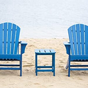 LuXeo LUX-1518-NAVY2T Hampton Adirondack 3-Piece Set, Navy