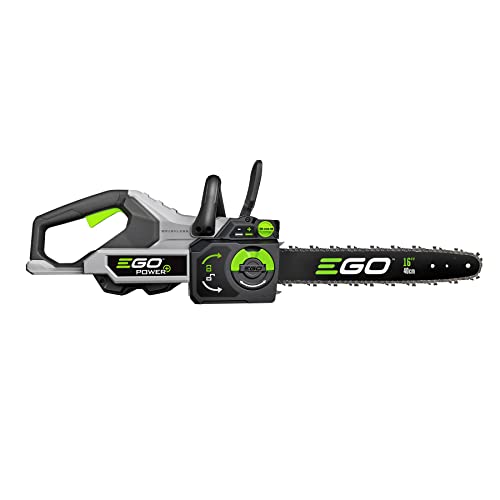 EGO Power+ CS1613 Inch 56-Volt Lithium-ion Cordless 4.0Ah Charger Included Chain Saw, 16-in. Chainsaw Kit w/ 4.0 Ah Battery