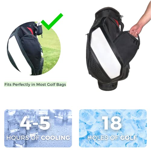 Kaddy Kooler Golf Cooler bag is Custom Designed To Fit 9 cans or two wine bottles for all your beverage storage needs. This Portable Cooler Bag is Lightweight and Insulated to keep your beverages Cold