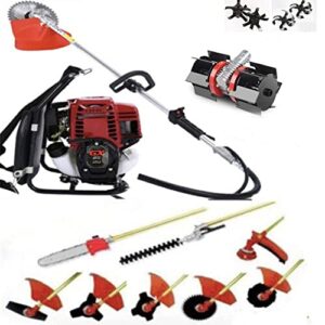gx50 backpack 12 in 1 brush cutter weed eater lawn mower hedge trimmer home yard