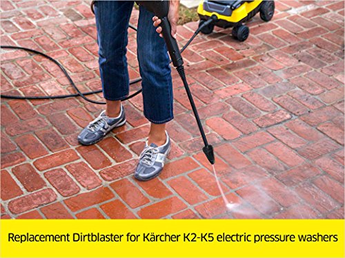 Karcher Rotary Dirtblaster Spray Wand for Electric Power Pressure Washers K2-K5, Black