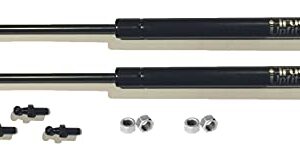 2 Truck Upfitters 12" Gas Props (12.2" ext, 7.5" comp, 40 lbs ea) for are Snugtop Leer Camper Doors & ONLY Aluminum Weatherguard ONLY Toolboxes. Measurement REQ'D! Incl 4 Ball mounts!