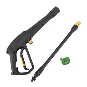 high pressure water spray gun wand jet nozzle tips, power washer water gun compatible with some of greenworks karcher ryobi homelite powerstroke electric pressure washer max 1900 psi