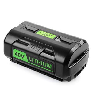 Powilling 40V 6.0Ah Lithium-Ion Battery for Ryobi 40-Volt Cordless Power Tools Li-ion Battery OP4015 OP4026 OP40201 OP40261 OP4030 OP40301 OP4040 OP40401 OP4050 OP4050A OP40501 OP40601