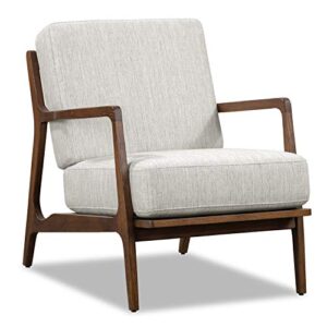 poly & bark verity lounge chair, bright ash