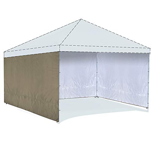 REDCAMP 10x6.2ft Instant Canopy Sidewall for 10x10ft Pop Up Canopy, 3 Pack Sunwall, Khaki