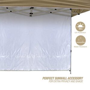 REDCAMP 10x6.2ft Instant Canopy Sidewall for 10x10ft Pop Up Canopy, 3 Pack Sunwall, Khaki