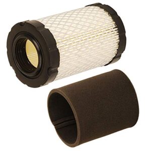 hifrom miu14395 air filter pre filter compatible with john deere l105 l107 l108 la135 la145 d100 d110 d130 d140 d160 d170 d105 d120 miu1303 gy21435 miu13963 lawn mower air cleaner (pack of 1)