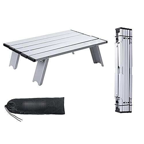 SUNESA Portable Picnic Table Outdoor Folding Table Beach Camping Picnic Table Portable Table with Carry Bag Lightweight Mini Foldable Picnic Desk Foldable Camping Table