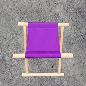 Japanese Traditional Chair Folding Stool Outdoor Indoor Shrine Kosho Stool Purple