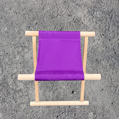 Japanese Traditional Chair Folding Stool Outdoor Indoor Shrine Kosho Stool Purple