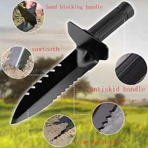 Sand and Metal Detection Shovels, Metal Detector Detection Accessories, Beach Screen Treasure Hunts and Digging Tools and More, silver, (KJKJHKJHKUJ)