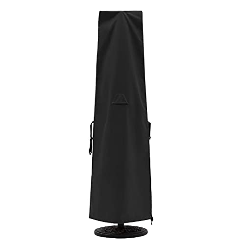 ABCCANOPY Patio Umbrella Cover for 6.5FT to 14FT Black