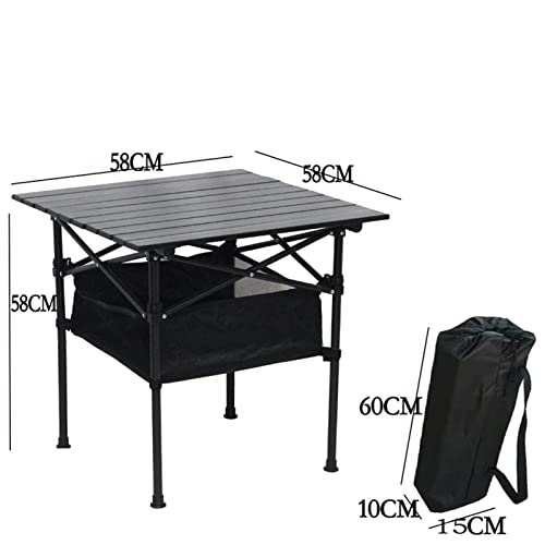 SUNESA Portable Picnic Table Outdoor Folding Table and Chair Stall Table Portable Aluminum Alloy Table Camping Meal Beach Camping Propaganda Table Training Table Foldable Camping Table