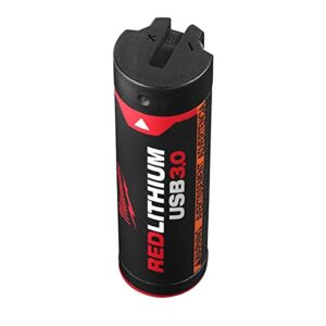 milwaukee 48-11-2131 redlithium lithium-ion rechargeable usb 3.0ah battery