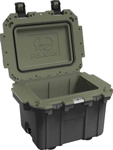 Pelican 30 Quart Elite Cooler (Gun Metal/OD Green)