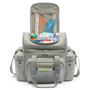 XXX-Extra Large Multiple Meals Cooler Bag (XXX-14x13x9.5 in)-Dual Insulated Compartment, Heavy Duty Fabric, Thick Insulation, Reinforced Stitches. Not for Everyday Use-Too Large.