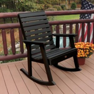 Highwood Weatherly Rocking Chair, Black