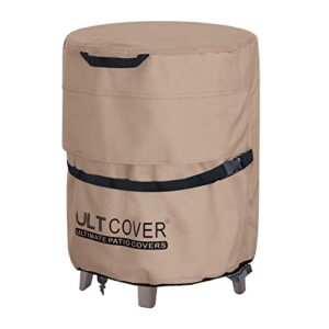 ultcover waterproof patio cool bar table cover 19.5”(d) for outdoor party cooler side table