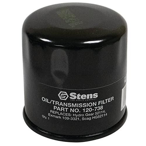 Stens New Transmission Filter 120-738 Compatible with Ferris IS600Z, IS700Z and CCW Series, Exmark Phazer and Quest 5101026X1, 5101026X10, 5103382, 21545100, 063-1050-00, 109-3321, HG52114