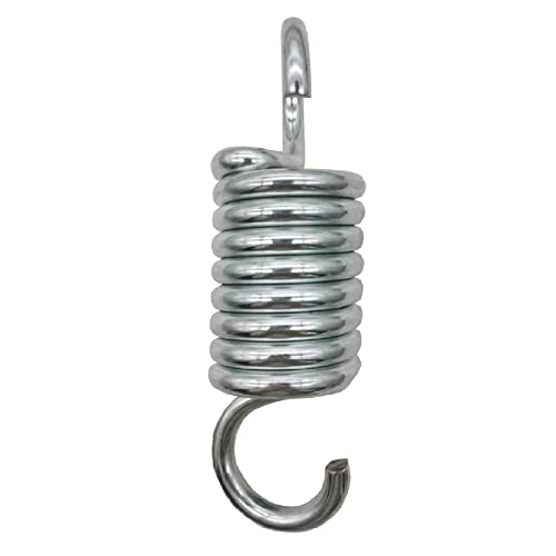 Hammock Chair Hanging Swing Spring - 700LB Capacity Hammock Spring for Hanging Basket Chairs Hammock and Porch Swings (Silver)