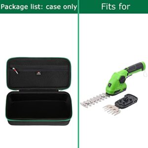 FBLFOBELI EVA Hard Carrying Case Compatible with WORKPRO Cordless Grass Shear & Shrubbery Trimmer 2 in 1 Handheld Hedge Trimmer (Case only)