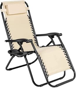 mamahome portable camping folding beach chair bch-1pc beige