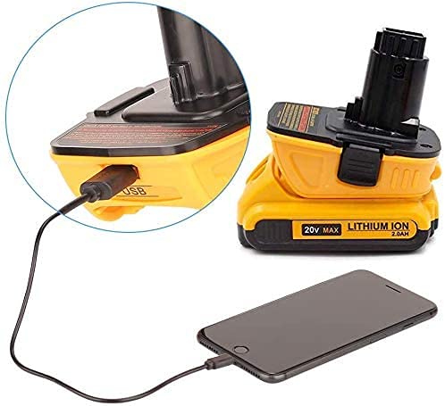 Replacement DCA1820 Battery Adapter Compatible with Dewalt 18V Tools (2 Pack)