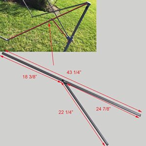 Coleman 10x10 New Instant Sun Shelter Canopy -Lower Peak Truss Bar 43 1/4" Replacement Parts