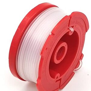 Weed Eater String for Craftsman CMZST0653 CMZST065,0.065" String Trimmer Line 30 Feet,QUASION Weed Eater Line 20V Trimmer Spool(6 Spool,1 Cap CMZST120SC,1 Spring)