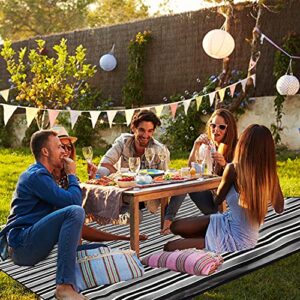 apollo walker Extra Large Picnic Blanket Camping Mat 80x 60 inches with Waterproof Backing for Family Picnic,Concerts,Park,Travel,Grass