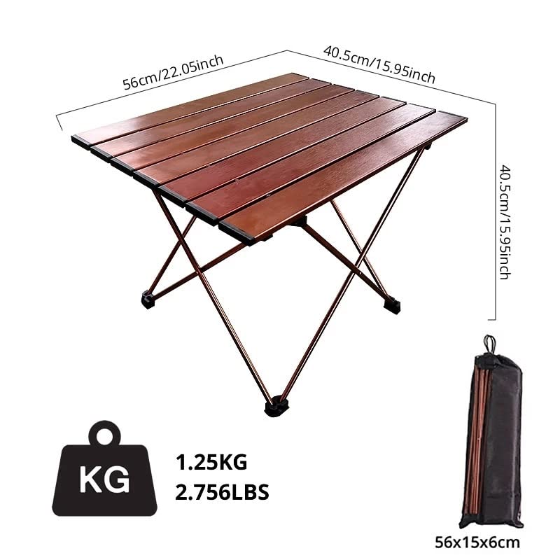 DOUBAO Aluminum Alloy Portable Ultralight Folding Camping Table Foldable Outdoor Dinner Desk for Party Picnic BBQ