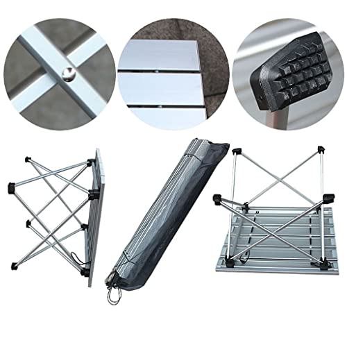 DOUBAO Camp Table, Portable Folding Camping Table with Carry Bag for Outdoor, Fishing & Picnic