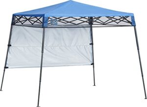 quik shade go hybrid 6′ x 6′ sun protection pop-up compact and lightweight 7′ x 7′ base slant leg backpack canopy