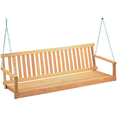 Jack Post Jennings Traditional 4-Foot Swing Seat with Chains in Unfinished hardwood