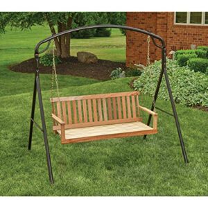 Jack Post Jennings Traditional 4-Foot Swing Seat with Chains in Unfinished hardwood