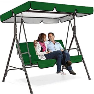 waterproof patio replacement cover swing canopy lawn garden seater sun shade set, canopy cover for 2/3-seater-swing is made up of 210d oxford cloth for outdoor 22.6.17
