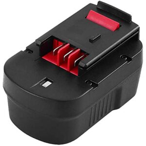 3.6ah mi-mh replacement battery compatible with black and decker 14.4v battery hpb14 firestorm 499936-34 499936-35 fsb14 a14 bd1444l hpd14k-2 cp14kb hp146f2 cordless power tools batteries