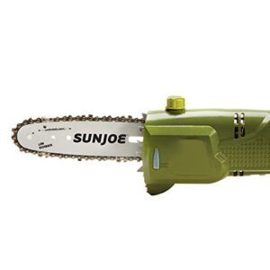 Sun Joe SJH902E 21-inch, 4-Amp, Multi-Angle Electric Telescoping Pole Hedge Trimmer & SWJ800E 8-Inch 6.5-Amp Telescoping Electric Pole Chain Saw with Automatic Chain Lubrication System