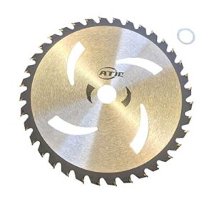 9 inch 36 teeth 9″ x 36t carbide tip brush cutter, trimmer, weed eater blade with 1″ or 20 mm arbor washer (1 pack)