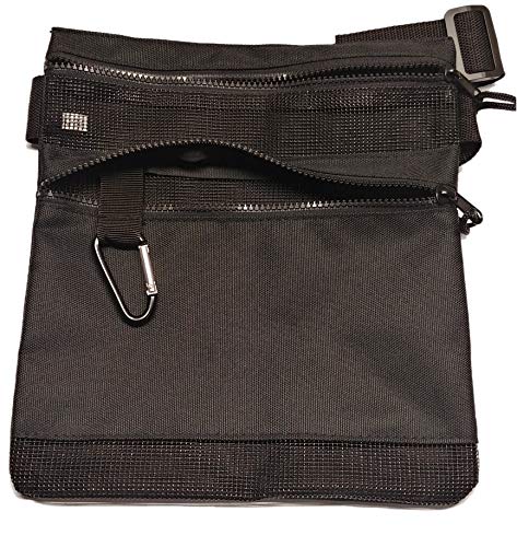 Calces365 Metal Detecting Water Proof Mesh Waist Pouch, Perfect for Beach Detecting, Long 52 Inche Belt