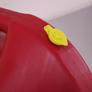 20 Yellow Fuel Gas Can Jug Vent Cap Compatible Chilton Briggs Rotopax Gott Anchor