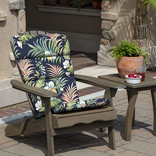 Arden Selections Outdoor Adirondack Cushion 17 x 20, Simone Blue Tropical