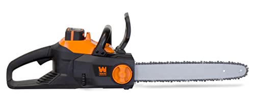 WEN Cordless Electric Chainsaw, 16-Inch Brushless with 40V Max 4Ah Battery and Charger (40417)