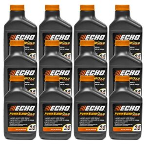 12pk echo oil 6.4 oz bottles 2 cycle mix for 2.5 gallon – power blend 6450025