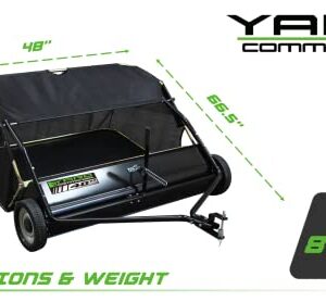 Yard Commander 48" Tow Behind Lawn Sweeper