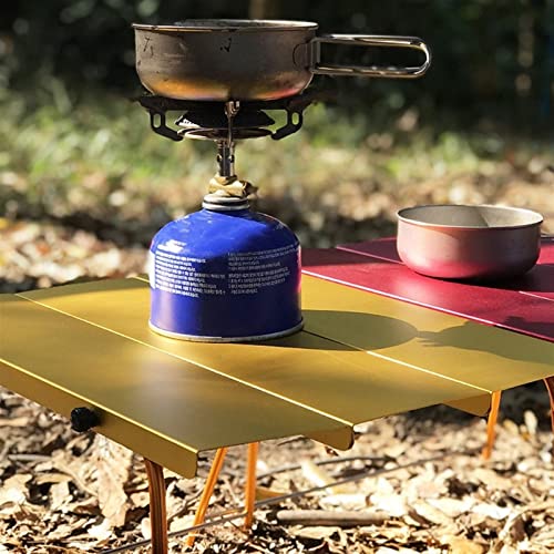 SUNESA Portable Picnic Table Outdoor Mini Aluminum Folding Table Folding Picnic Camping Table Portable Ultra Light Outdoor Dining Table Foldable Camping Table