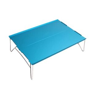 sunesa portable picnic table outdoor folding table portable aluminum picnic dining camp tables with stainless steel legs for picnic beach foldable camping table (color : b)