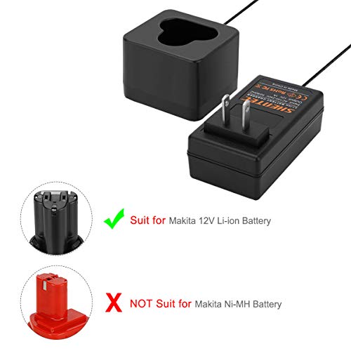 Shentec 2 Pack 10.8V 3.0Ah Li-ion Battery Compatible with Makita BL1013 Makita BL1014 194550-6 194551-4 195332-9 (Battery Charger Include)