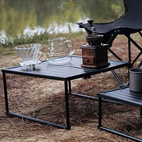 SUNESA Portable Picnic Table Outdoor Folding Table Portable Multifunctional Supplies Camping Picnic Barbecue Car Small Table Foldable Camping Table